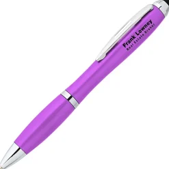 Curvy Stylus Twist Pen - Metallic