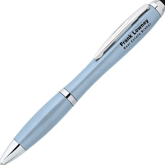 Curvy Stylus Twist Pen - Metallic