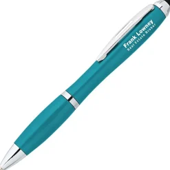 Curvy Stylus Twist Pen - Metallic