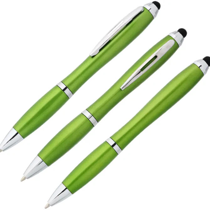 Curvy Stylus Twist Pen - Metallic - 24 hr