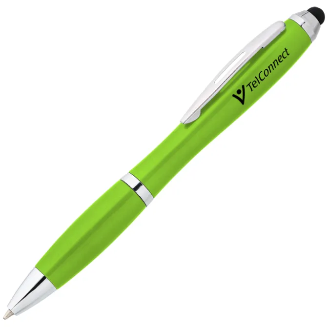 Curvy Stylus Twist Pen - Metallic - 24 hr
