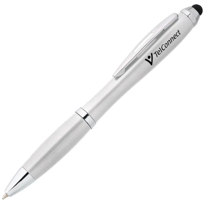 Curvy Stylus Twist Pen - Metallic - 24 hr
