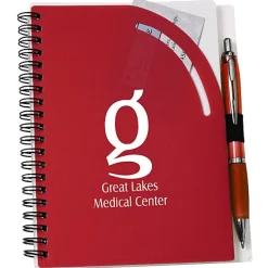 Curvy Top Notebook with Pen - 24 hr