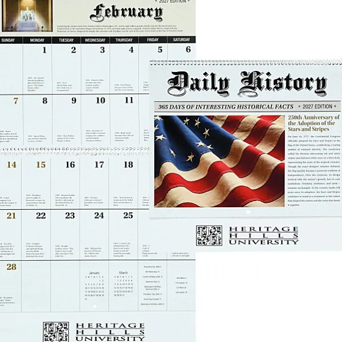 Daily History Calendar - Spiral