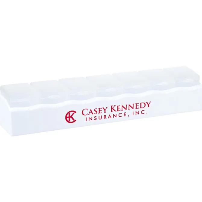 7-Day Pill Box with Removable Compartments