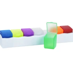7-Day Pill Box with Removable Compartments