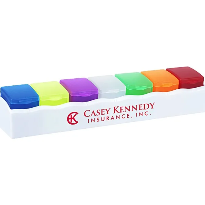 7-Day Pill Box with Removable Compartments