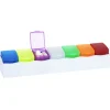 7-Day Pill Box with Removable Compartments - 24 hr