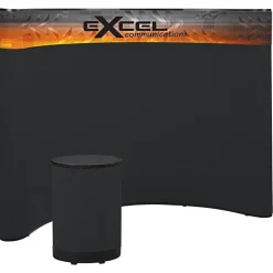 Deluxe Curved Floor Display - 10' - Header
