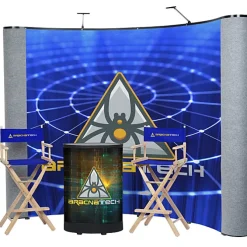 Deluxe Curved Floor Display Kit - Mural Center