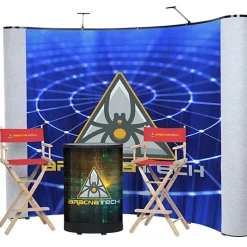 Deluxe Curved Floor Display Kit - Mural Center
