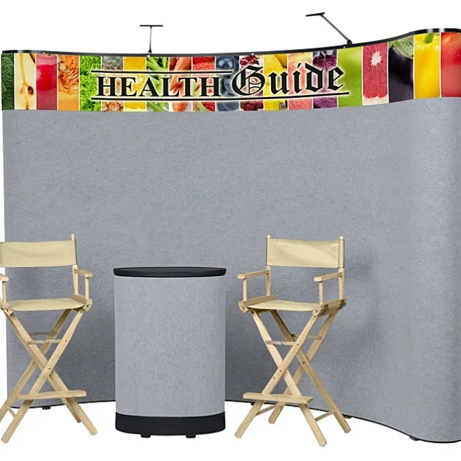Deluxe Curved Floor Display Kit - Header