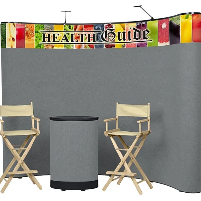 Deluxe Curved Floor Display Kit - Header