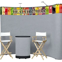Deluxe Curved Floor Display Kit - Header