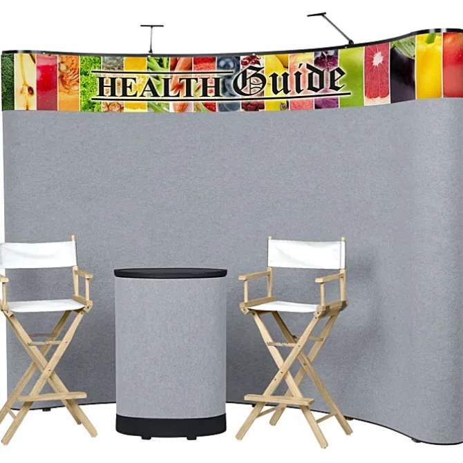 Deluxe Curved Floor Display Kit - Header