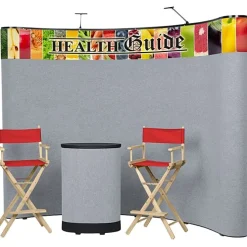 Deluxe Curved Floor Display Kit - Header