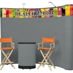 Deluxe Curved Floor Display Kit - Header