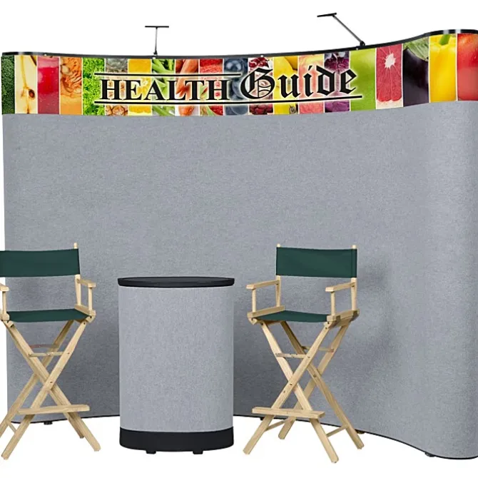 Deluxe Curved Floor Display Kit - Header
