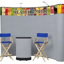 Deluxe Curved Floor Display Kit - Header