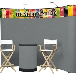 Deluxe Curved Floor Display Kit - Header