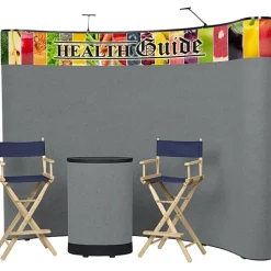 Deluxe Curved Floor Display Kit - Header