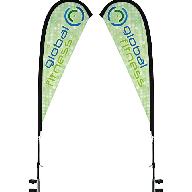 Deluxe 10' Event Tent - Sail Sign Banner - Two Sided