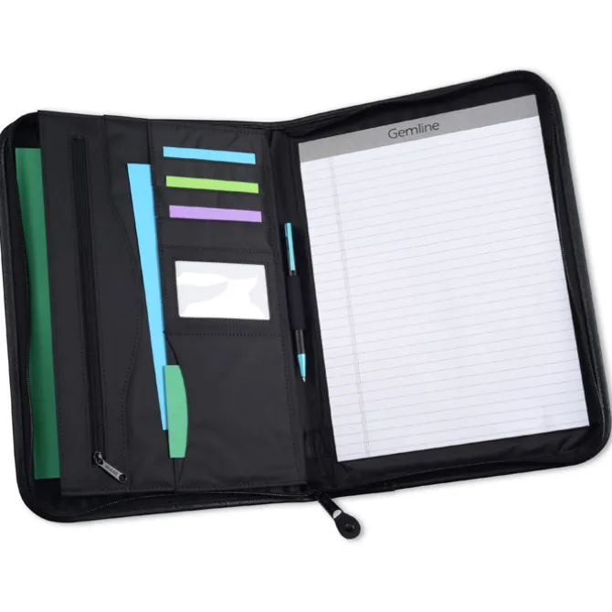 Deluxe Executive Portfolio - Debossed - 24 hr