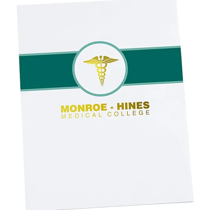 Designer Paper Two-Pocket Presentation Folder - Band