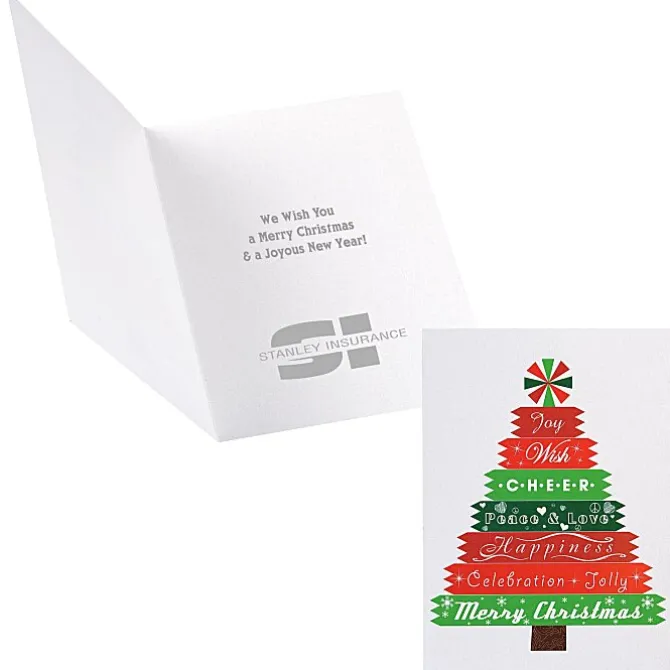 Designer Tree Christmas Greeting Card