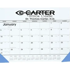 Desk Pad Calendar with Vinyl Corners