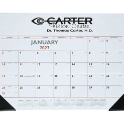 Desk Pad Calendar with Vinyl Corners - Colors
