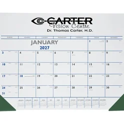 Desk Pad Calendar with Vinyl Corners - Colors