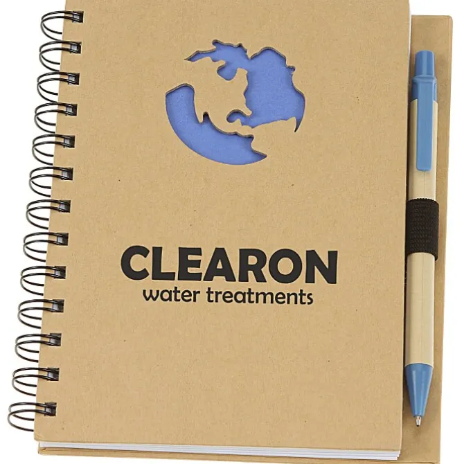 Die Cut Notebook - Globe - 24 hr