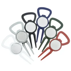 Divot Bottle Opener Tool with Ball Marker