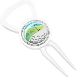 Divot Bottle Opener Tool with Ball Marker