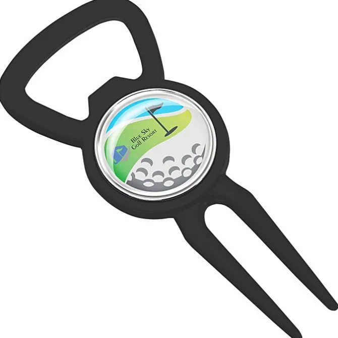 Divot Bottle Opener Tool with Ball Marker