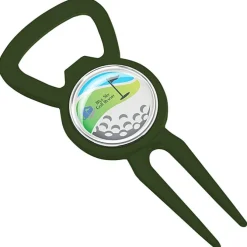 Divot Bottle Opener Tool with Ball Marker