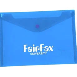 Document Envelope with Snap Closure - Translucent - 7 inches x 9-3/4 inches