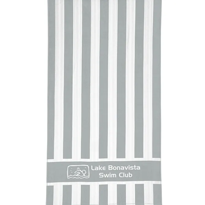Double Sided Cabana Stripe Beach Towel