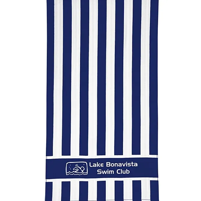 Double Sided Cabana Stripe Beach Towel
