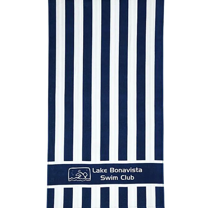 Double Sided Cabana Stripe Beach Towel