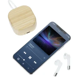 Drift Bamboo Watch Charger and Wireless Earbuds