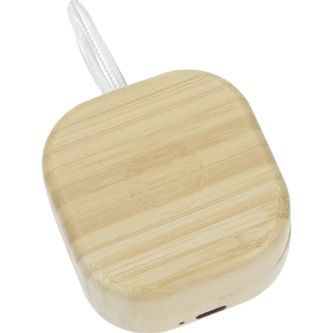 Drift Bamboo Watch Charger and Wireless Earbuds