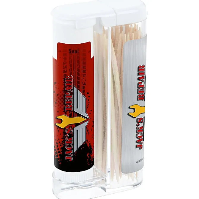 Dual Use Lip Balm with Toothpicks