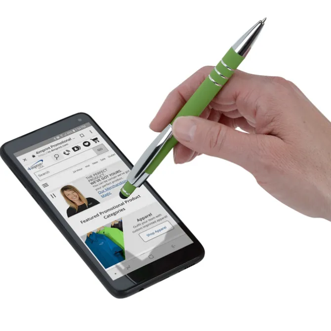 Dublin Soft Touch Stylus Metal Pen - 24 hr