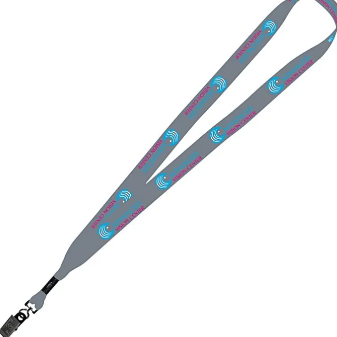 Dye-Sub Lanyard - 3/4 inches - 32 inches - Metal Bulldog Clip
