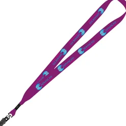 Dye-Sub Lanyard - 3/4 inches - 36 inches - Metal Bulldog Clip