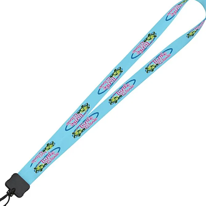 Dye-Sub Lanyard - 3/4 inches - 32 inches - Plastic Swivel Snap Hook - 24 hr