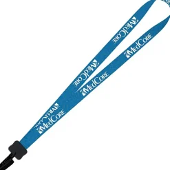 Dye-Sub Lanyard - 3/4 inches - 32 inches - Plastic Bulldog Clip - Damask