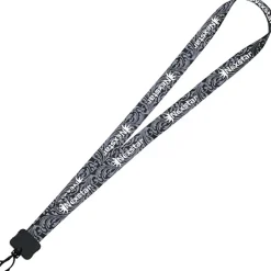 Dye-Sub Lanyard - 3/4 inches - 32 inches - Plastic Swivel Snap Hook - Damask